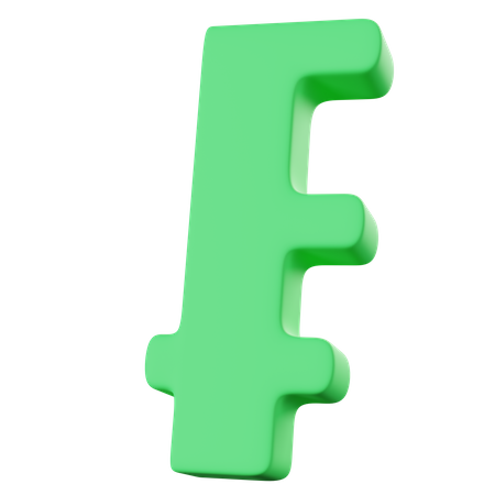 Franc  3D Icon