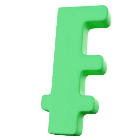 Franc  3D Icon