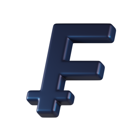 Franc  3D Icon