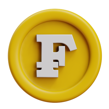 Franc  3D Icon