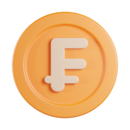 Franc  3D Icon