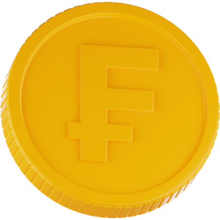 Franc  3D Icon