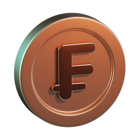 Franc  3D Icon