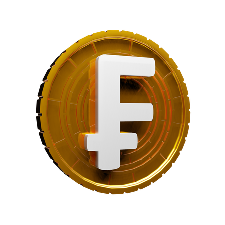 Franc  3D Icon