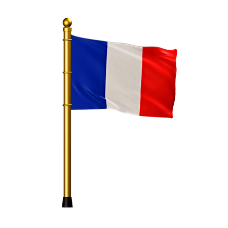 Bandeira da França  3D Icon