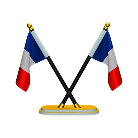 Bandeira da França  3D Icon