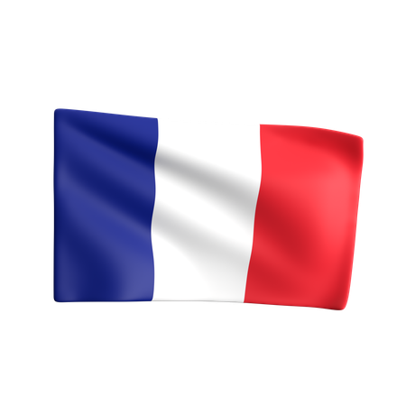 フランス  3D Icon