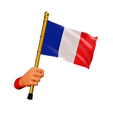 France Flag  3D Icon