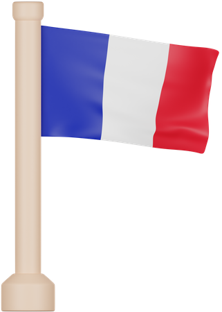 France Flag  3D Icon