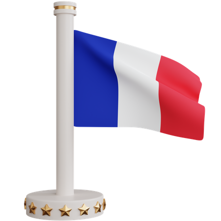 France National Flag  3D Icon