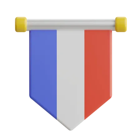 Francia  3D Icon