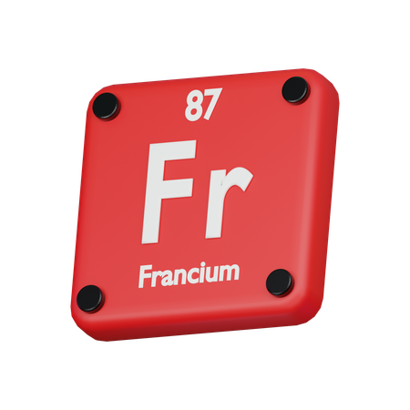 Francium  3D Icon
