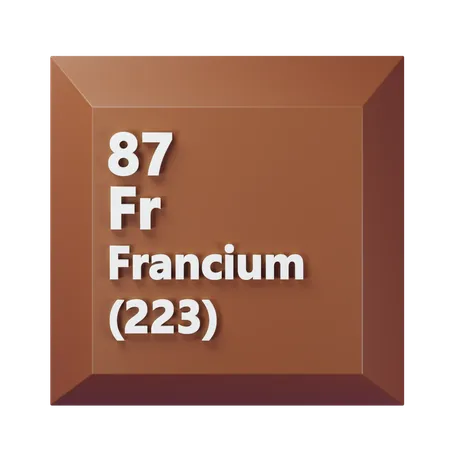 Francium  3D Icon