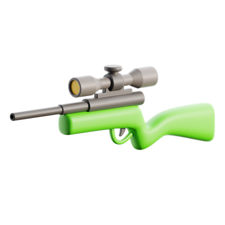 Franco atirador  3D Icon