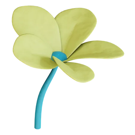 Frangipani Flower  3D Icon