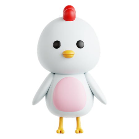 Frango  3D Icon