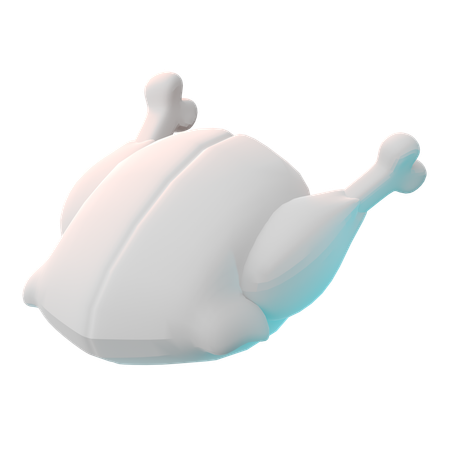 Frango  3D Icon