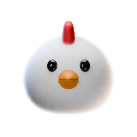 Frango  3D Icon