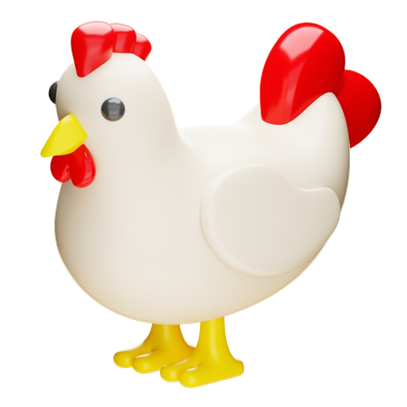Frango  3D Icon