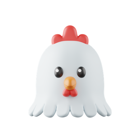 Frango  3D Icon