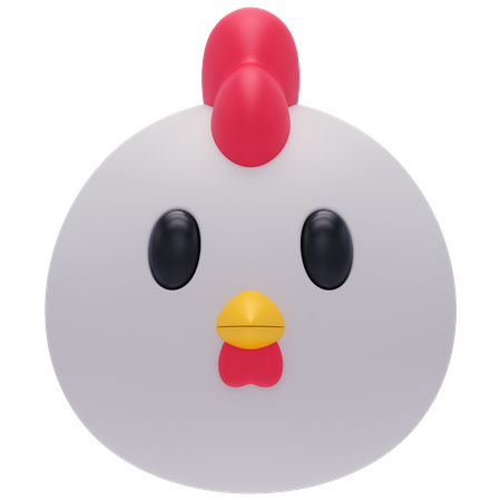 Frango  3D Icon