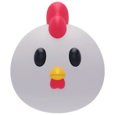 Frango  3D Icon