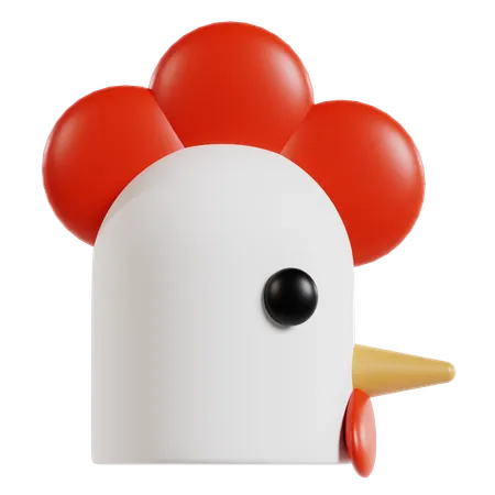 Frango  3D Icon