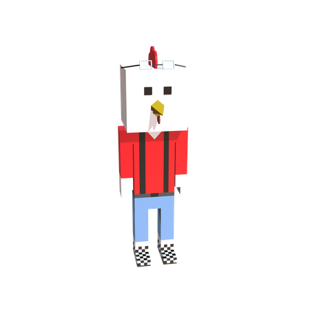 Frango  3D Icon