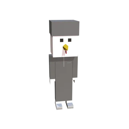 Frango  3D Icon