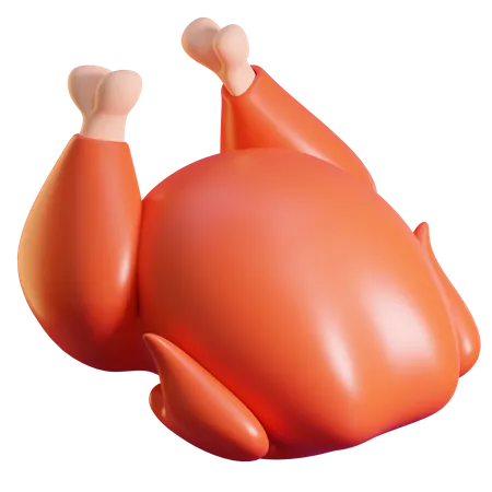 Frango  3D Icon