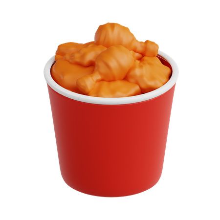 Frango frito  3D Icon