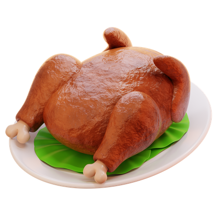 Frango grelhado  3D Icon