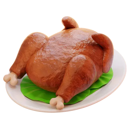 Frango grelhado  3D Icon