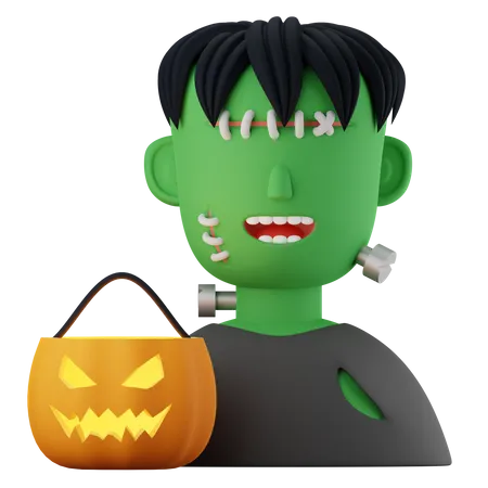 Frankenstein  3D Icon