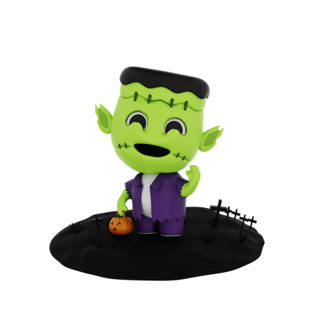Frankenstein  3D Icon