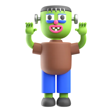 Frankenstein 3D Icon
