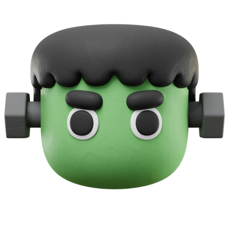 Cabeça de frankenstein  3D Icon