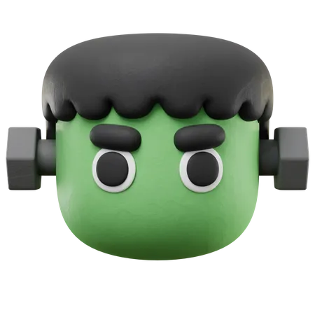 Cabeça de frankenstein  3D Icon