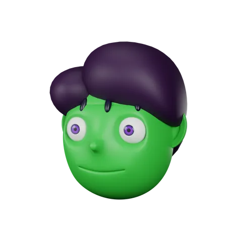 Cabeza de frankenstein  3D Icon