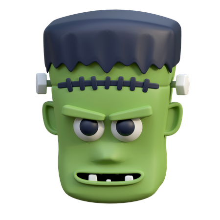 Frankenstein Head  3D Icon