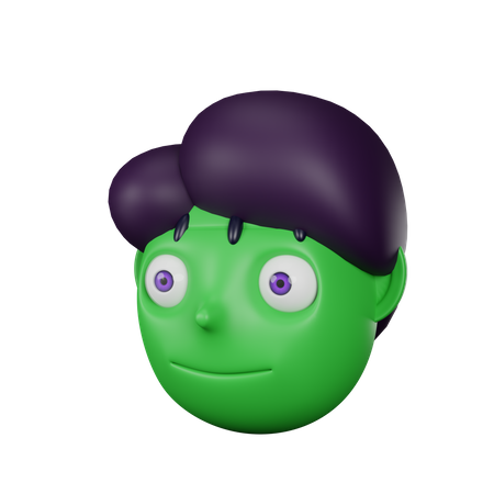 Frankenstein Head  3D Icon
