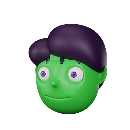 Frankenstein Head  3D Icon