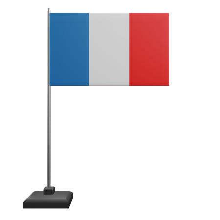 Frankreich Flagge  3D Icon