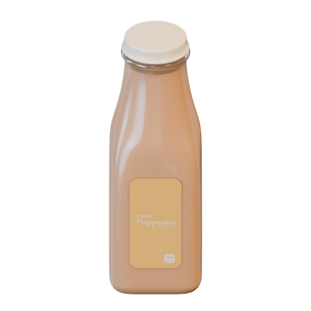 Frappucino Coffee In A Bottle  3D Icon