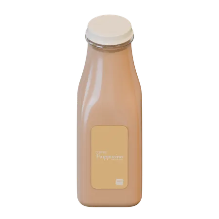 Frappucino Coffee In A Bottle  3D Icon