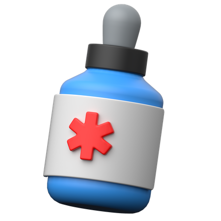 Frasco conta-gotas  3D Icon
