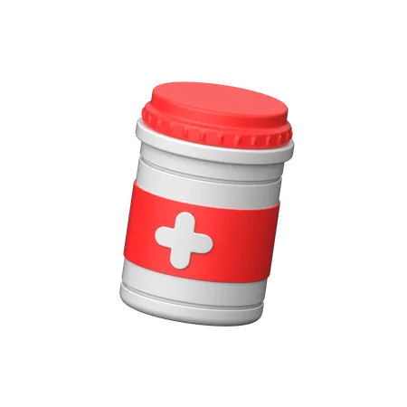 Frasco de drogas  3D Icon