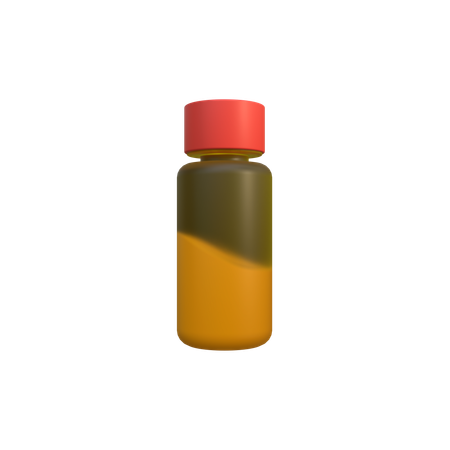 Frasco de medicina  3D Icon