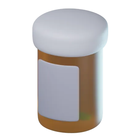 Frasco de medicina  3D Icon