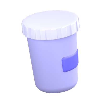 Frasco de medicina  3D Icon